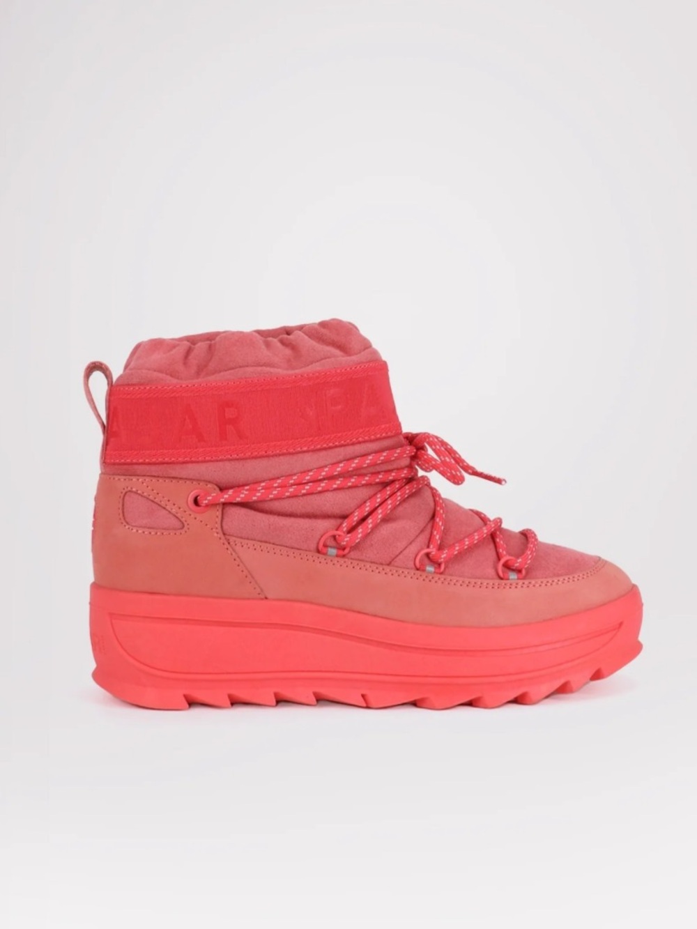 Pajar Women’s Galaxy Mini Suede Pull On Boot in Coral SZ 7 NWT